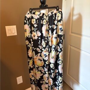 Zelda Pants CAbi Black Floral Pants